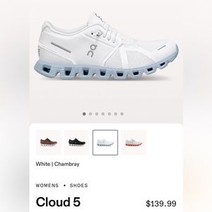 Never worn size 8 onclouds